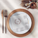 Search for terracotta napkins Initials