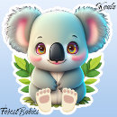 Search for cartoon koala stickers Nature
