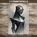 Search for metallic tissue paper Woman