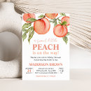 Search for sweet as a peach baby shower invitations Cute