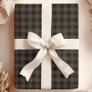 Search for grey plaid wrapping paper Buffalo check
