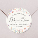 Search for calligraphy baby shower stickers Floral