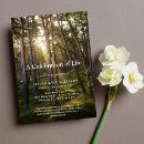 Search for tree memorial service invitations Elegant