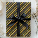 Search for black stripes gift wrap Foil