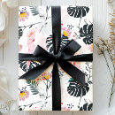 Search for tropical leaves wrapping paper Palm