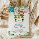 Search for safari gender reveal invitations Jungle