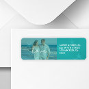 Search for beach rectangle wedding stickers Ocean