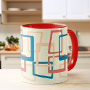 Search for mid blue mugs Midcentury