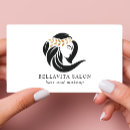 Search for woman business cards Cosmetologist