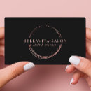 Search for circle logo business cards Salon