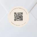 Search for information stickers Qr code website
