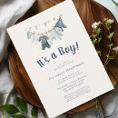 Search for clothesline baby boy shower invitations It's a boy