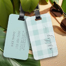 Search for plaid luggage tags Rustic