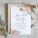 Search for peach sweet 16 invitations Floral