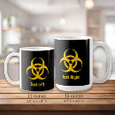 Search for danger sign mugs Biohazard