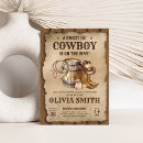 Search for western cowboy baby shower invitations Wild west