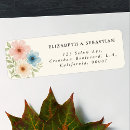 Search for rustic elegant floral return address labels Stylish