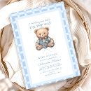 Search for denim baby shower invitations Modern