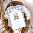 Search for denim baby shower invitations Modern