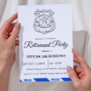 Search for police officer retirement invitations Modern