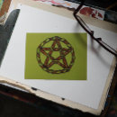 Search for pentagrams postcards Witch