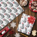 Search for sarcastic christmas wrapping paper Cat