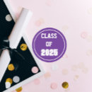 Search for purple graduation stickers School colours
