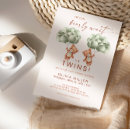 Search for elegant twin baby shower invitations Sage green