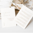 Search for elegant ivory wedding invitations Modern professional glam minimalist