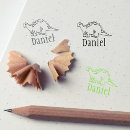 Search for kid name rubber stamps Dinosaur