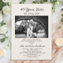 Search for 40th vow renewal invitations Elegant