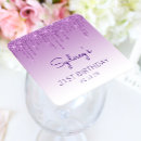 Search for purple coasters Glitter