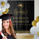 Search for graduation backdrops Gold glitter