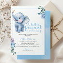 Search for stylish baby boy shower invitations Little peanut