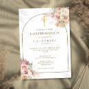 Search for christian confirmation invitations Floral