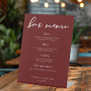 Search for bar menus Simple