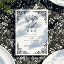 Search for pig wedding invitations Black and white