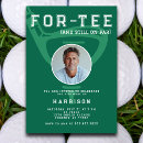 Search for golf 40th birthday invitations Green