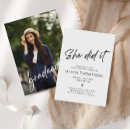 Search for she did it invitations High school graduate