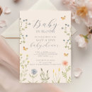 Search for baby in bloom invitations Greenery