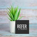 Search for client referral cards Customer