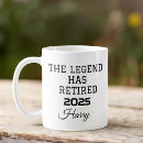 Search for the legend has retired mugs Coworker