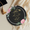 Search for graduation plates and napkins Floral