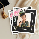 Search for black floral napkins Graduation