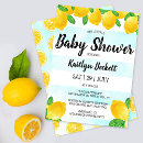Search for lemon shower invitations Blue
