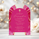 Search for hot pink and gold invitations For kids