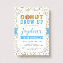 Search for boy doughnut birthday invitations Sprinkles