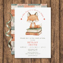 Search for whimsical baby shower invitations Fox