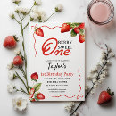Search for berry sweet one birthday invitations Summer