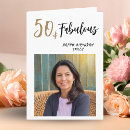 Search for 50th photo birthday cards Fabulous